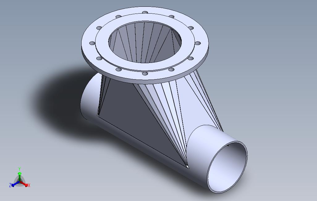 管道连接SolidWork金属板