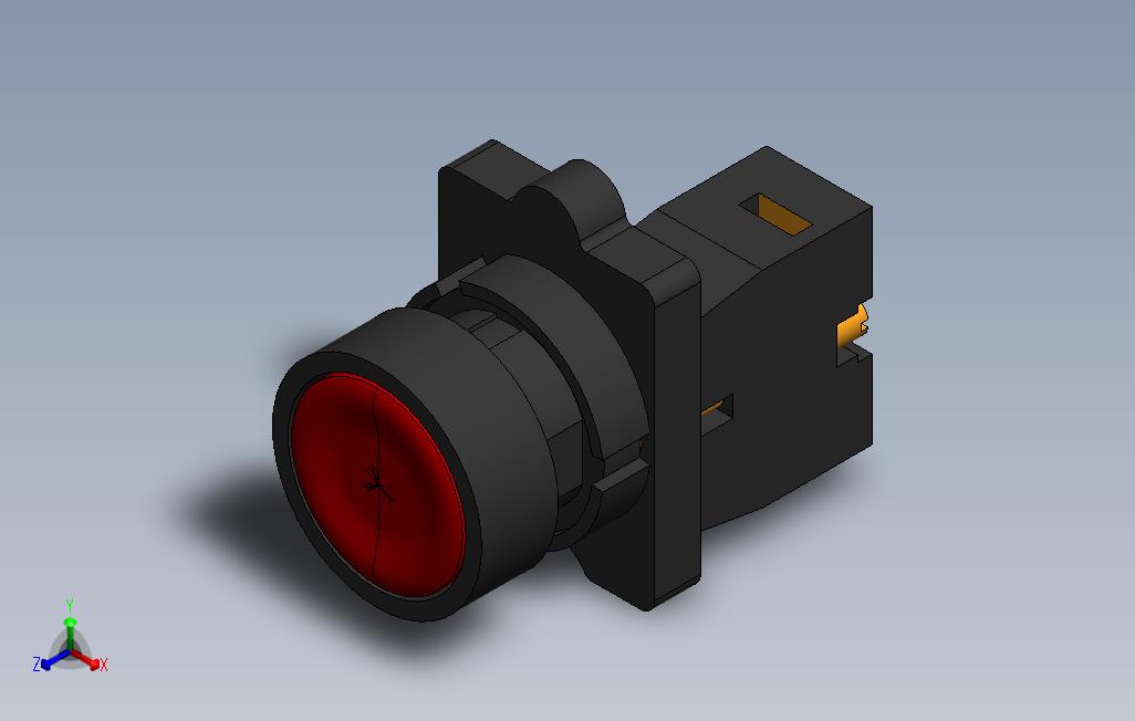 红色Melex脉冲按钮P2BFRR1A1B