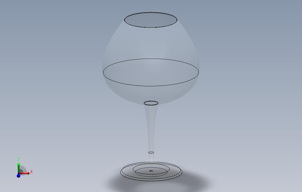 红葡萄酒杯