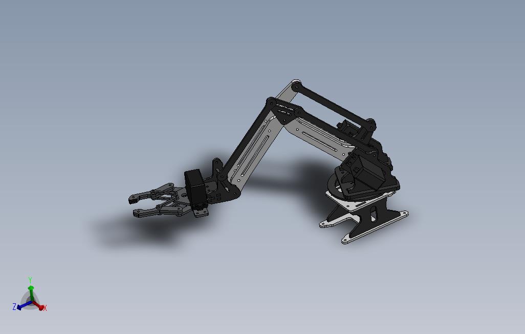 组件机器人ARM3DOF带丙烯酸的机器人手臂3DOF
