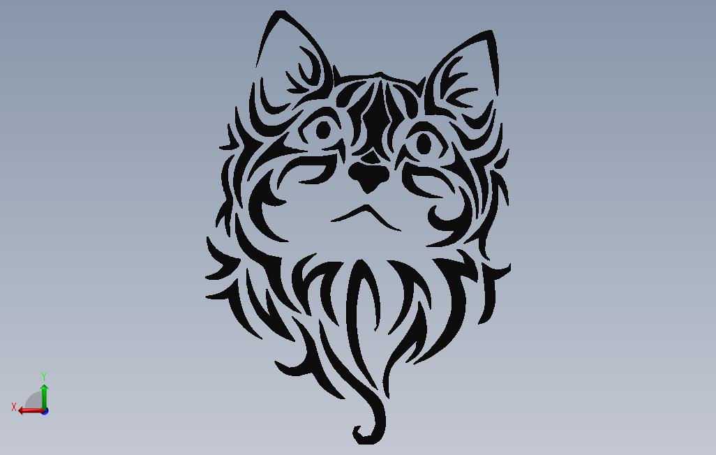 缅因州浣熊猫 背面视图
