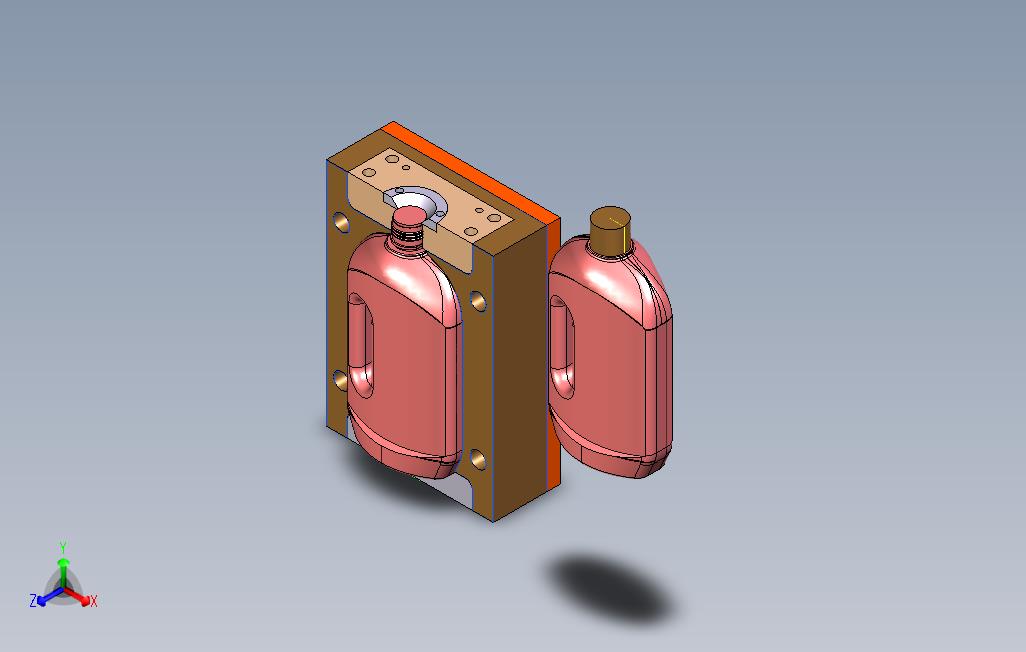 脱模2L模具和瓶