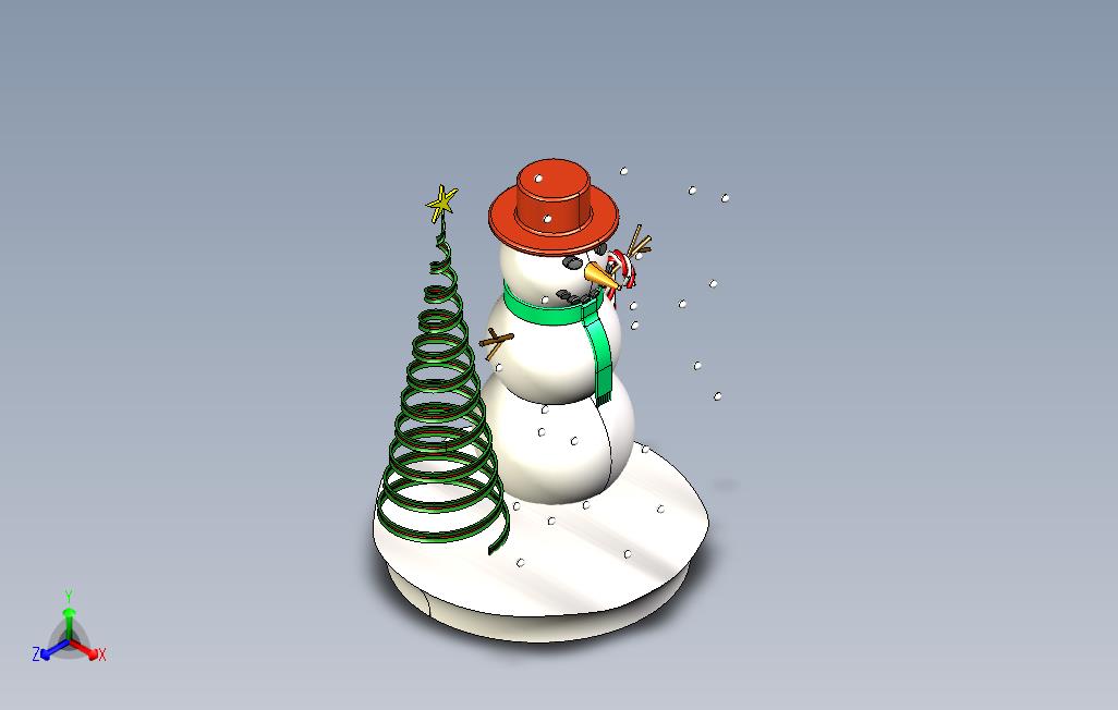 节日雪人