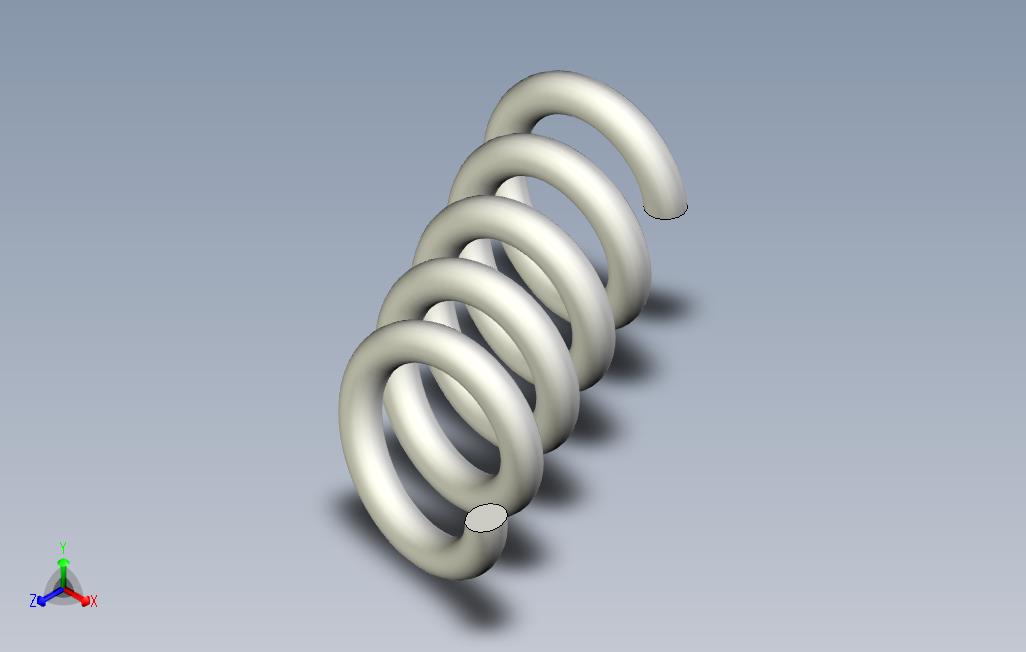 螺旋弹簧带角CivSiemenNX1Invenor217SolidWork216
