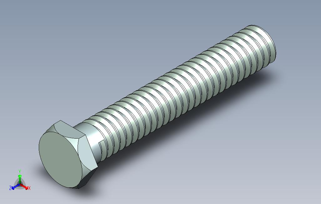 螺栓（我的第一个NX模型有史以来）