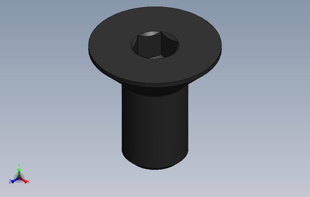 螺钉内六角槽头（DIN7991）