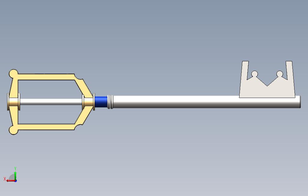 钥匙片_SOLIDWORKS 2015_模型图纸免费下载 – 懒石网