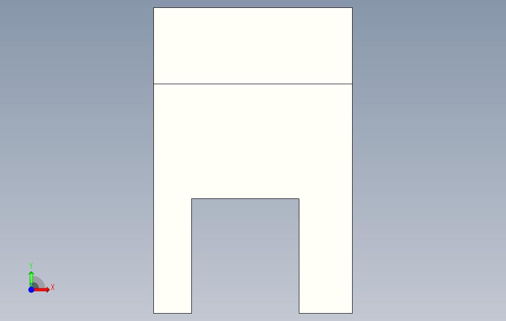 锁定板 正面视图