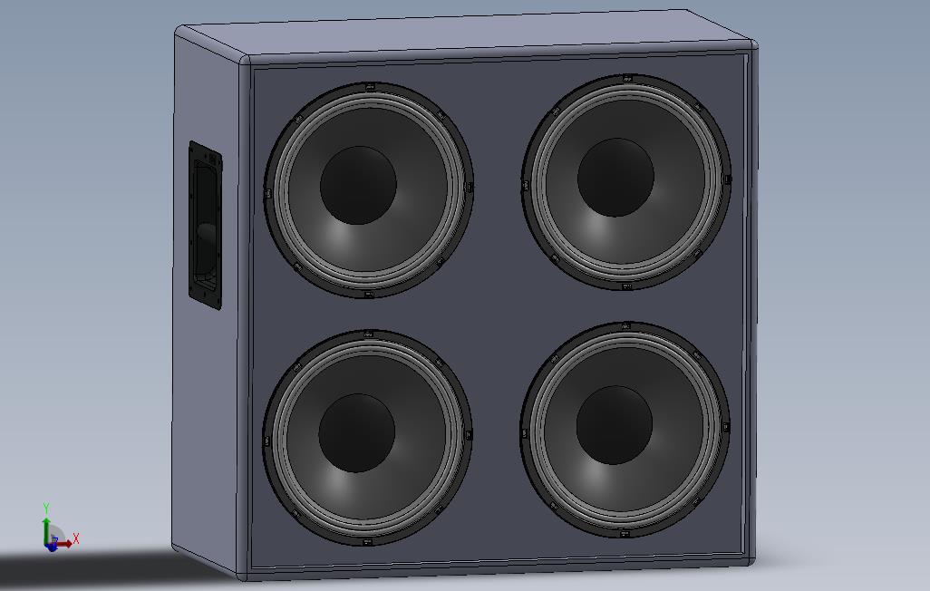 马歇尔式4X12音箱