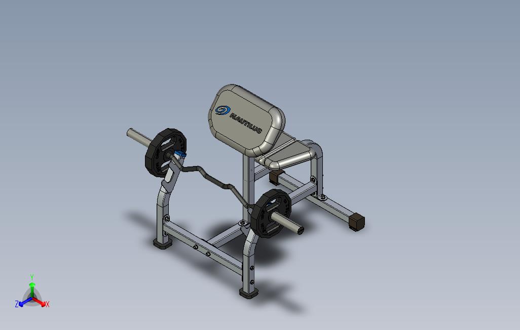 鹦鹉螺卷曲长凳