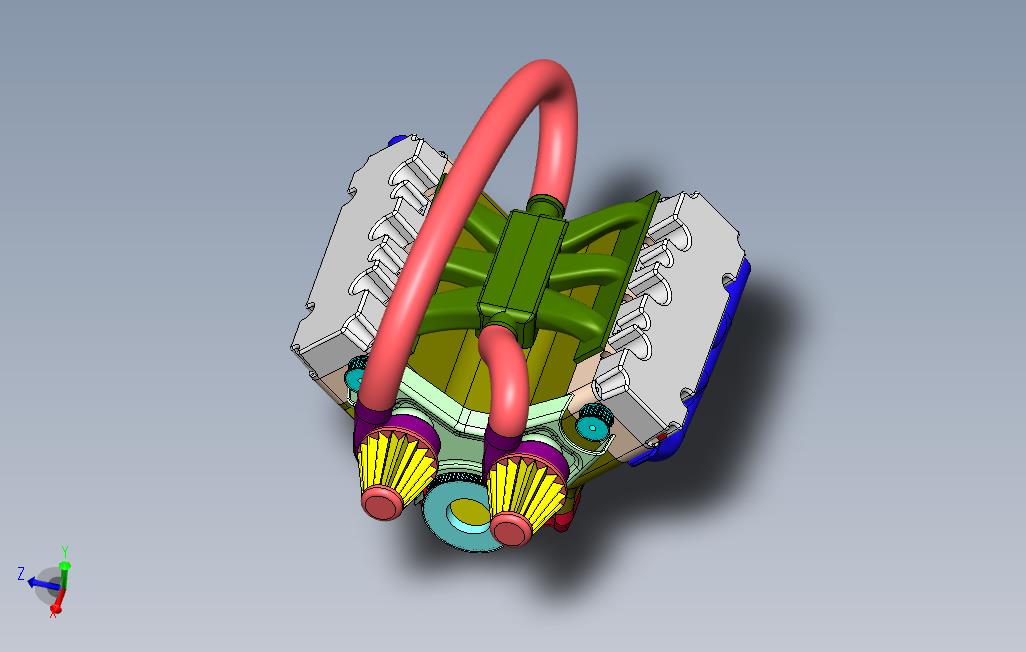218年Solidworks中的V6发动机设计与装配