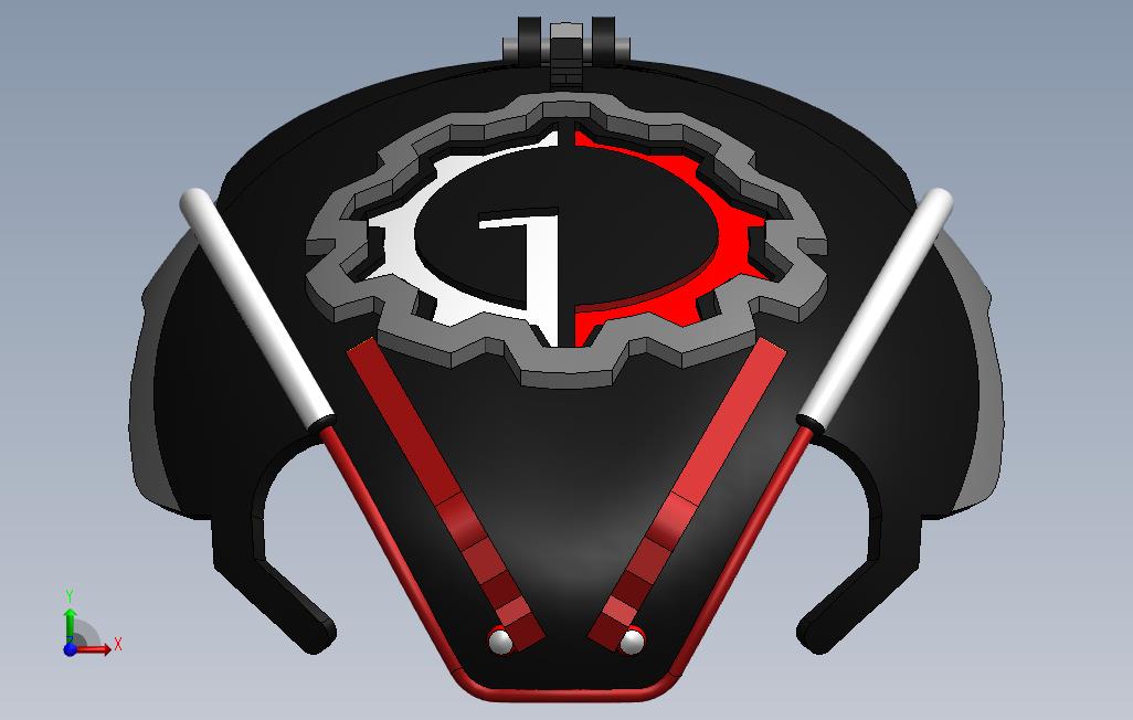 Grabbythebot-CAD保护者 正面视图