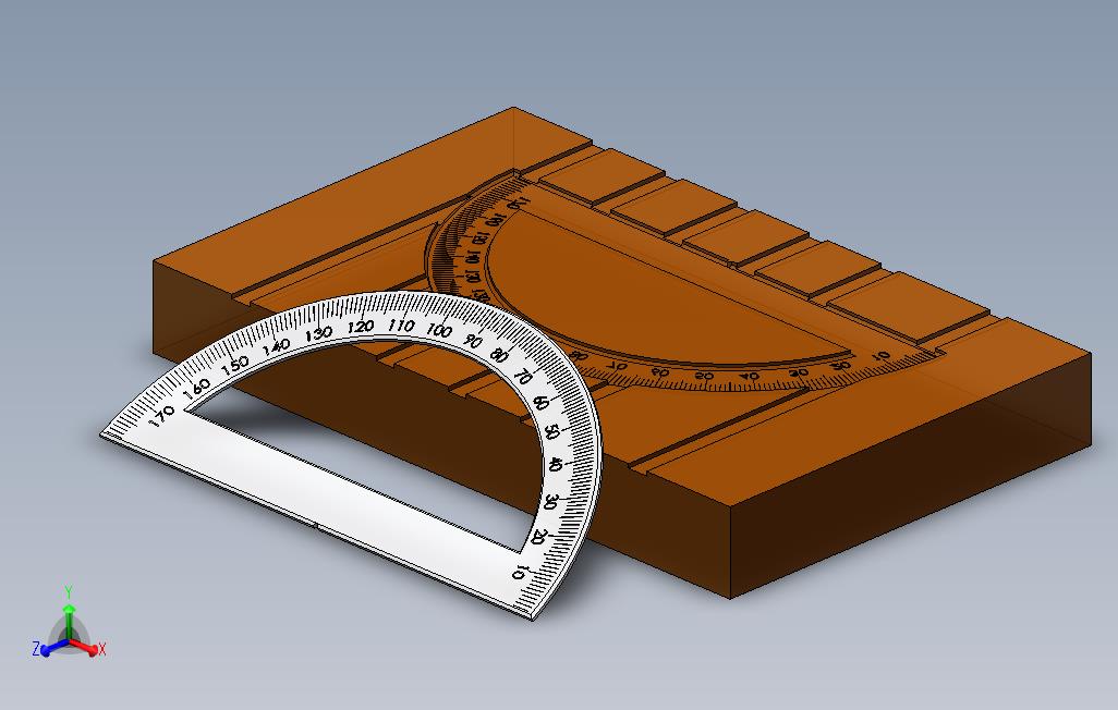 Protractor的模具§124；Trinto