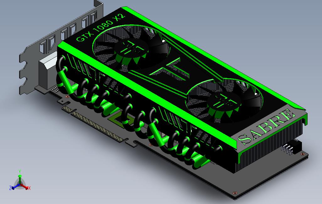 SABRE泰坦杀手双GTX18概念卡