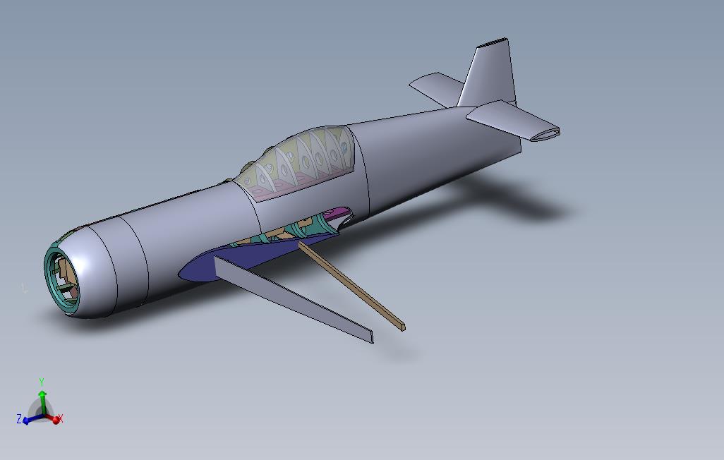 SU-26_rc模型_SOLIDWORKS 2013_模型图纸免费下载 – 懒石网