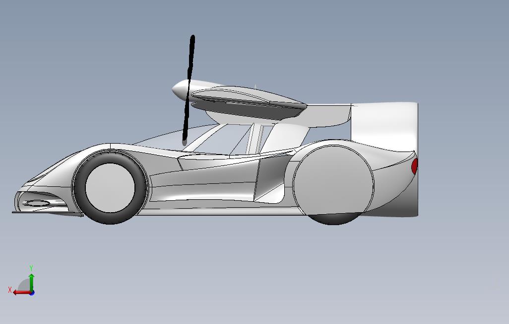 TFX-1飞车 背面视图