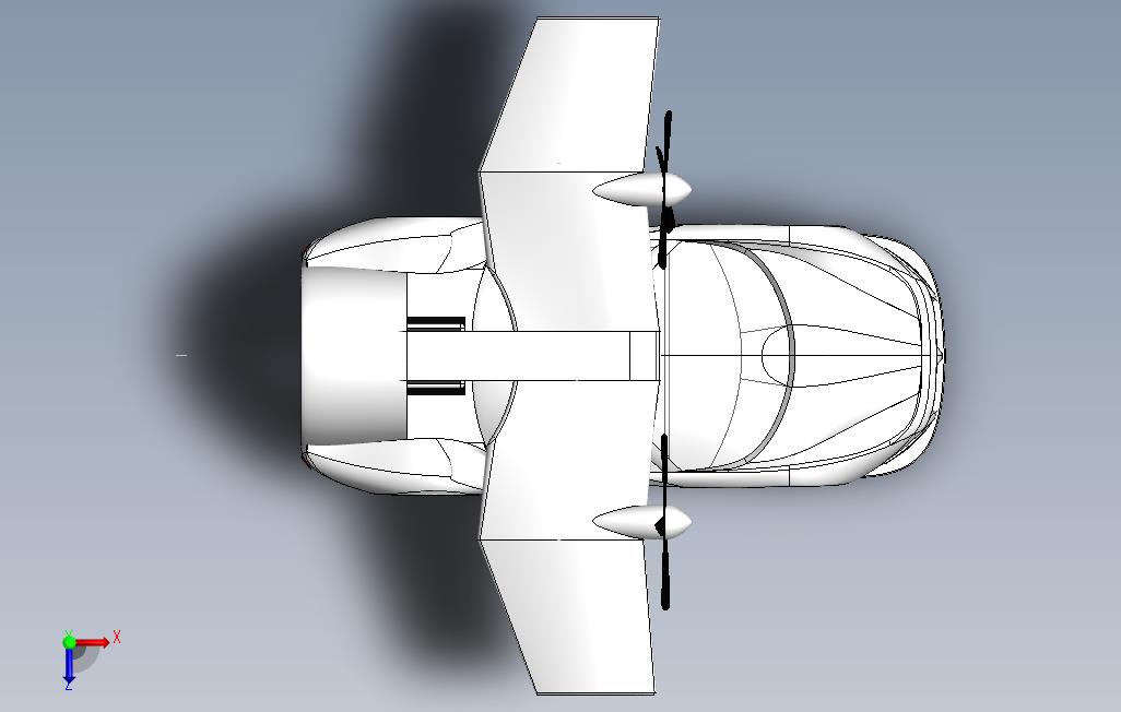 TFX-1飞车 俯视图