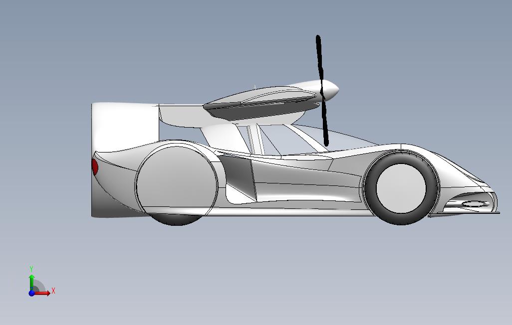 TFX-1飞车 正面视图