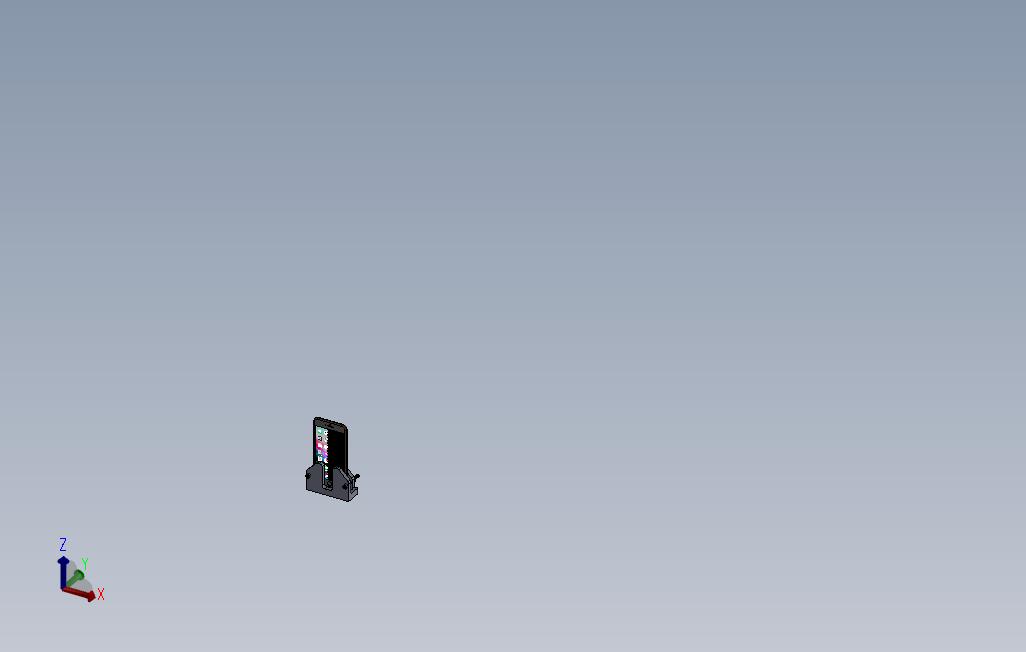 三脚架的3D可打印手机支架。