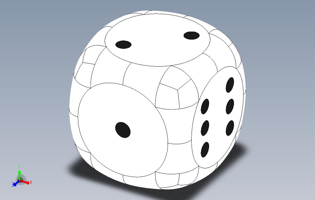 六面骰子（Solidworks）