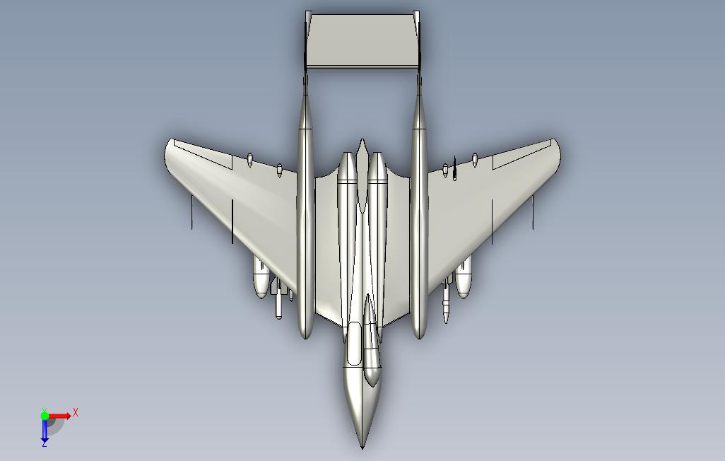 哈维兰海毒蛇 俯视图