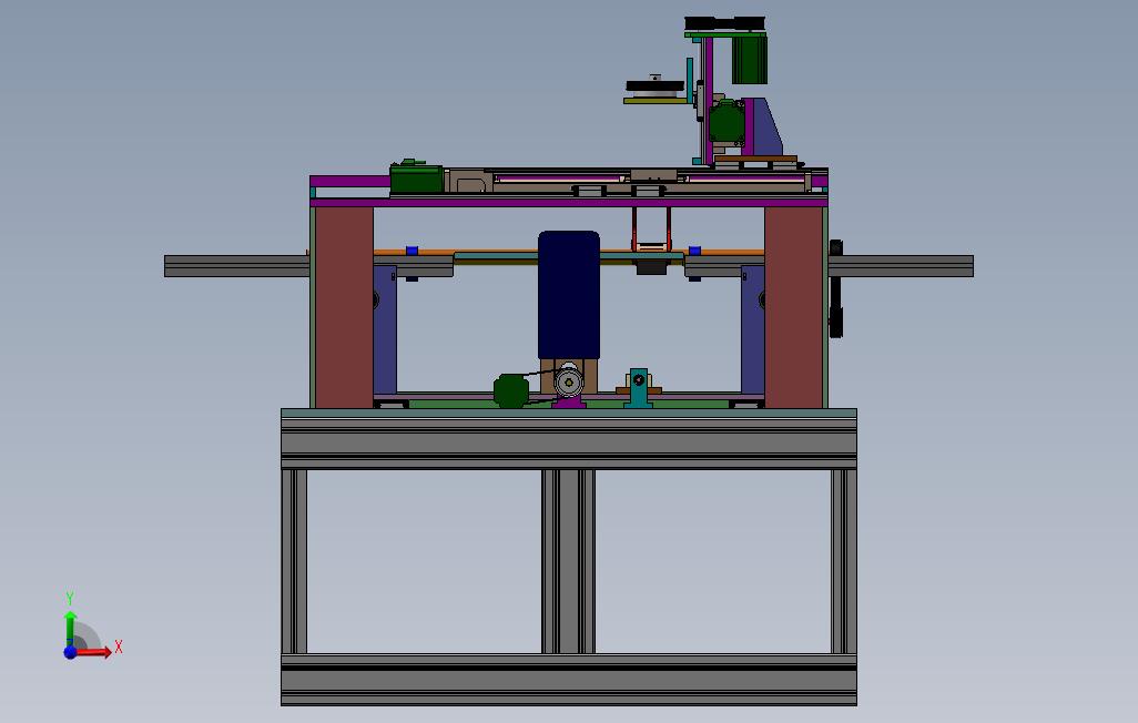 喷码机 正面视图