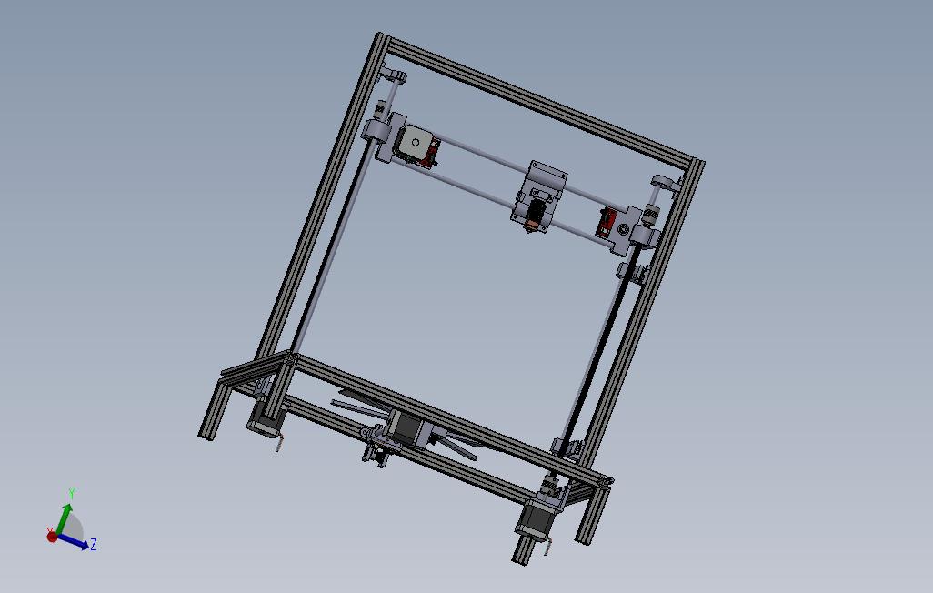 基于Prusa型铝框的3D打印机设计