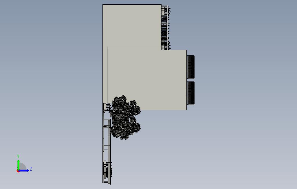 房屋设计3D 左侧视图