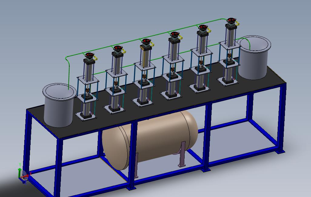 散热器盖耐久性试验台SOLIDWORKS模型：RAMU