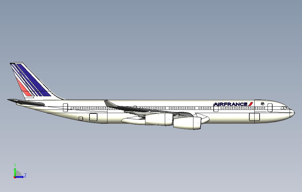 空客A340Airfrance