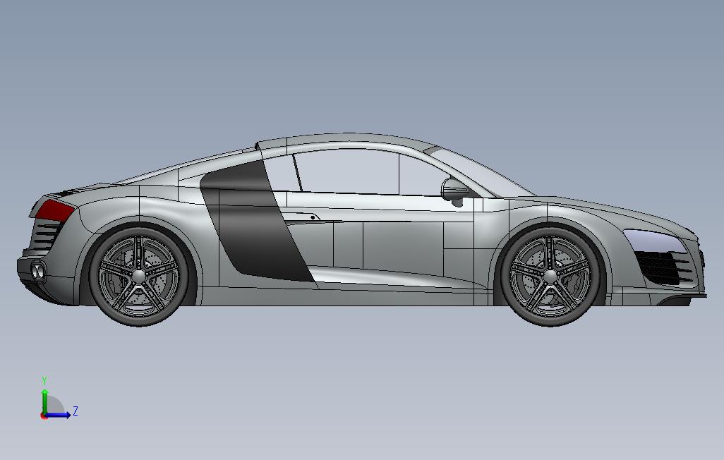 练习奥迪r8_SOLIDWORKS 2013_模型图纸免费下载 – 懒石网