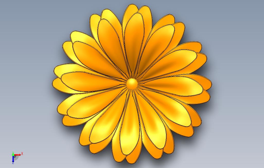 花 俯视图