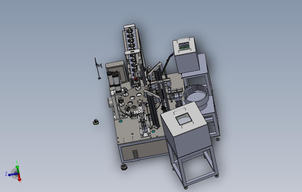 马达波珠弹簧片自动组装机