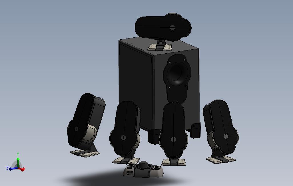罗技G51环绕声电脑扬声器系统