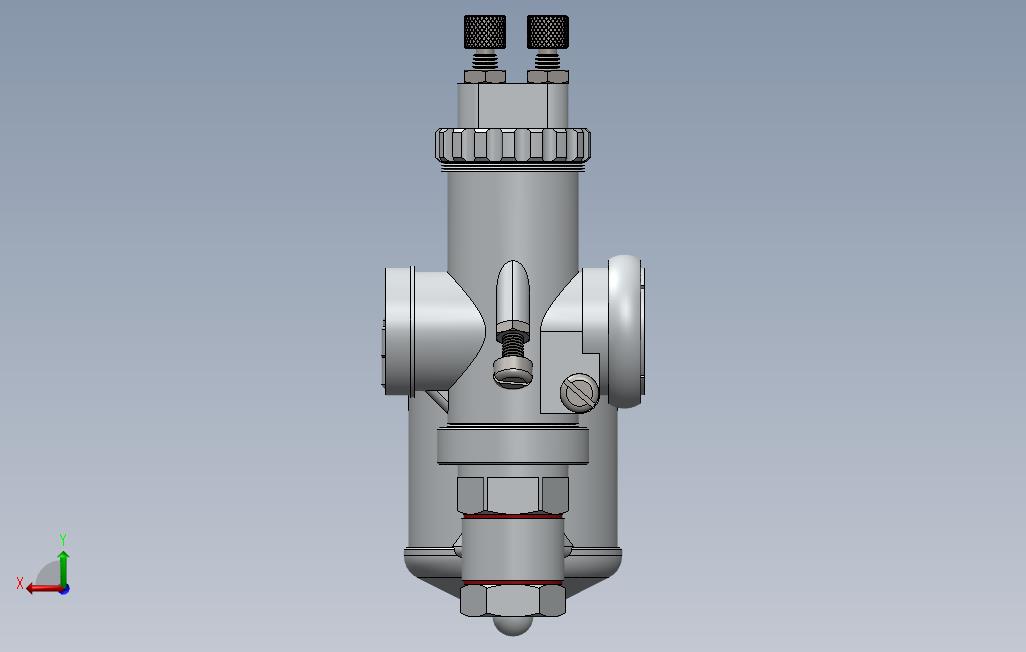 IZ35化油器 背面视图