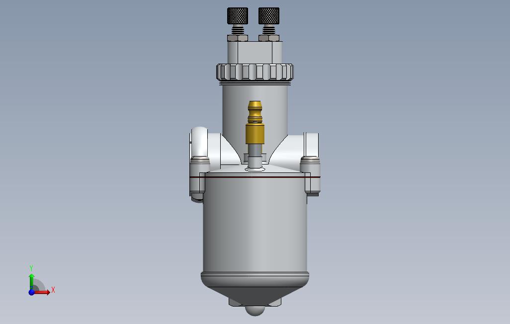 IZ35化油器 正面视图