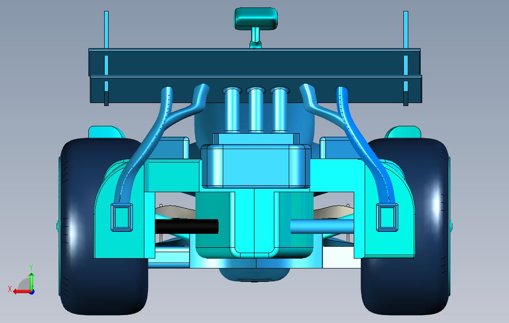 0_F1赛车MSKK 背面视图