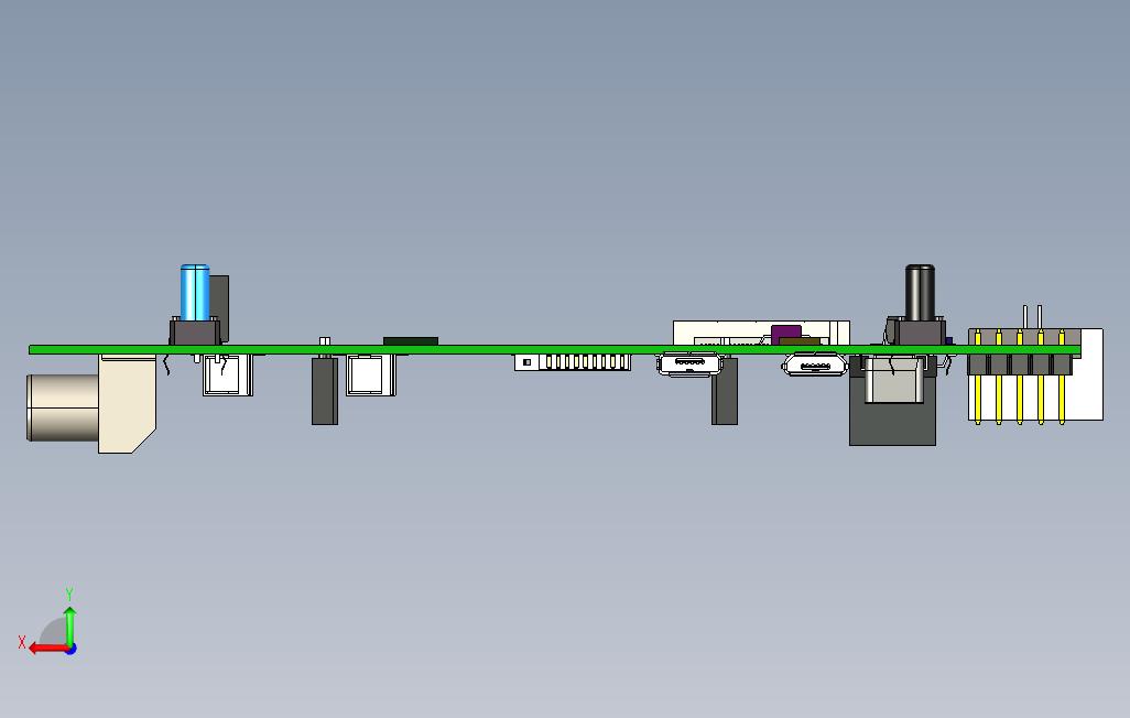 0_STM32F769i发现板 背面视图