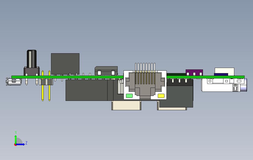 0_STM32F769i发现板 左侧视图
