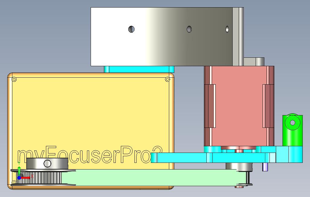 0_塞勒斯特龙Nexstar8SEmyFocuserPro2支架版本3 正面视图