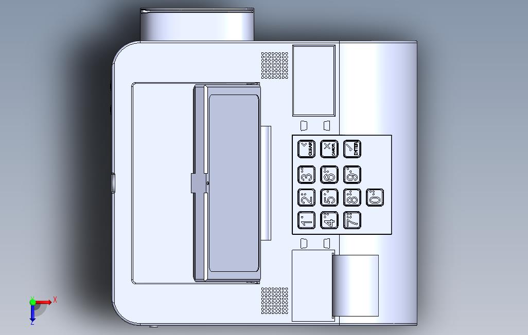 0_多功能读卡器 俯视图