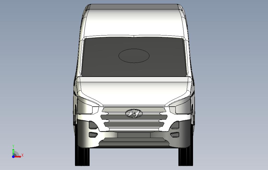 0_HYUNDAIH350 正面视图