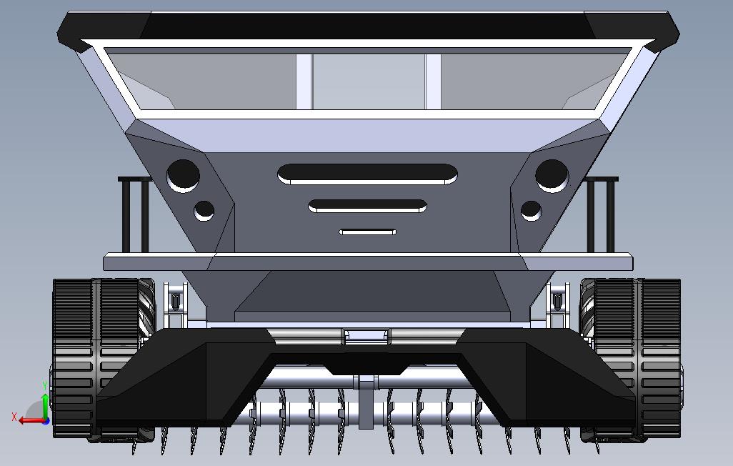 0_KompostMikser大型农业耕犁机3D图纸Solidworks设计