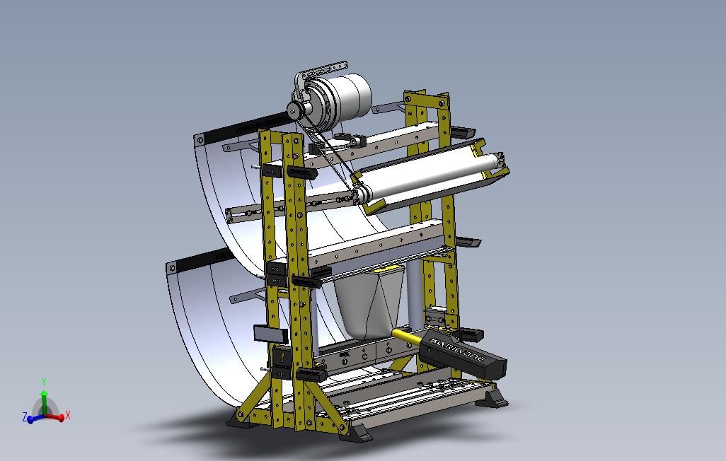 0_PressCutter切割机模型3D图纸Solidworks设计