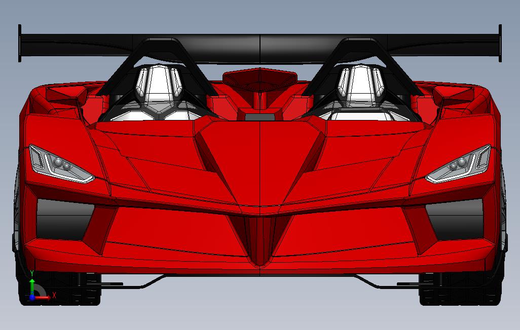 SolidWorks概念跑车设计图纸