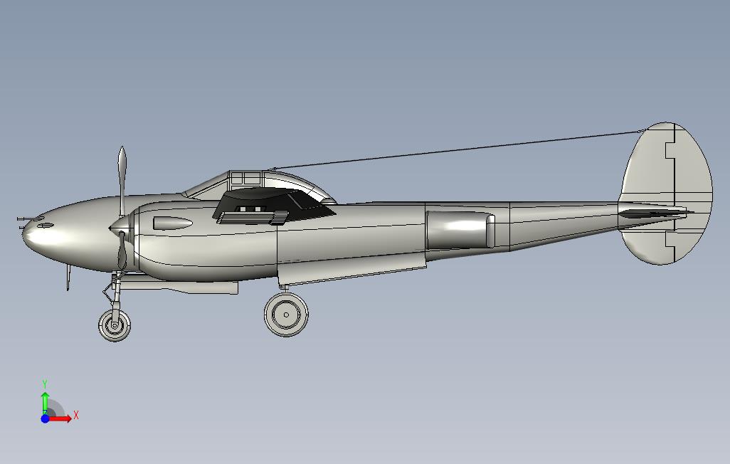 P38闪电式战斗机