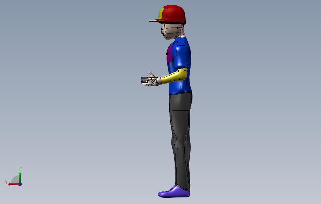 人形模特_SOLIDWORKS 2014_模型图纸免费下载 – 懒石网