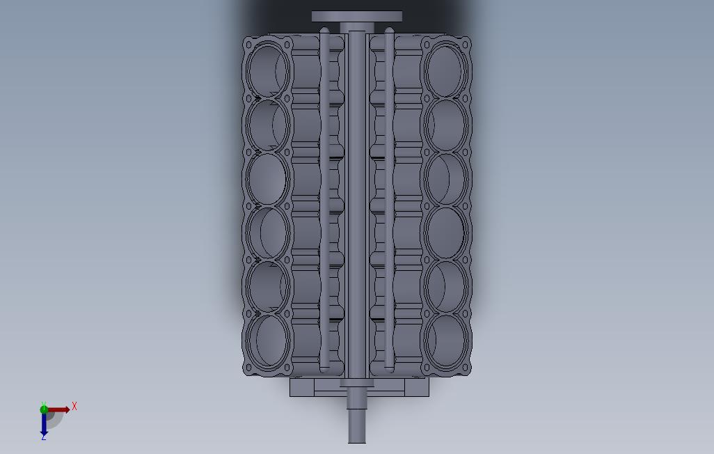 12缸发动机3D打印