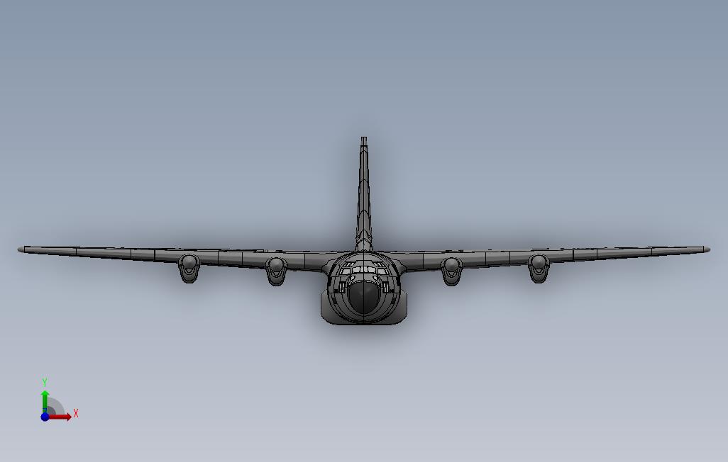 C13大力神飞机3D模型