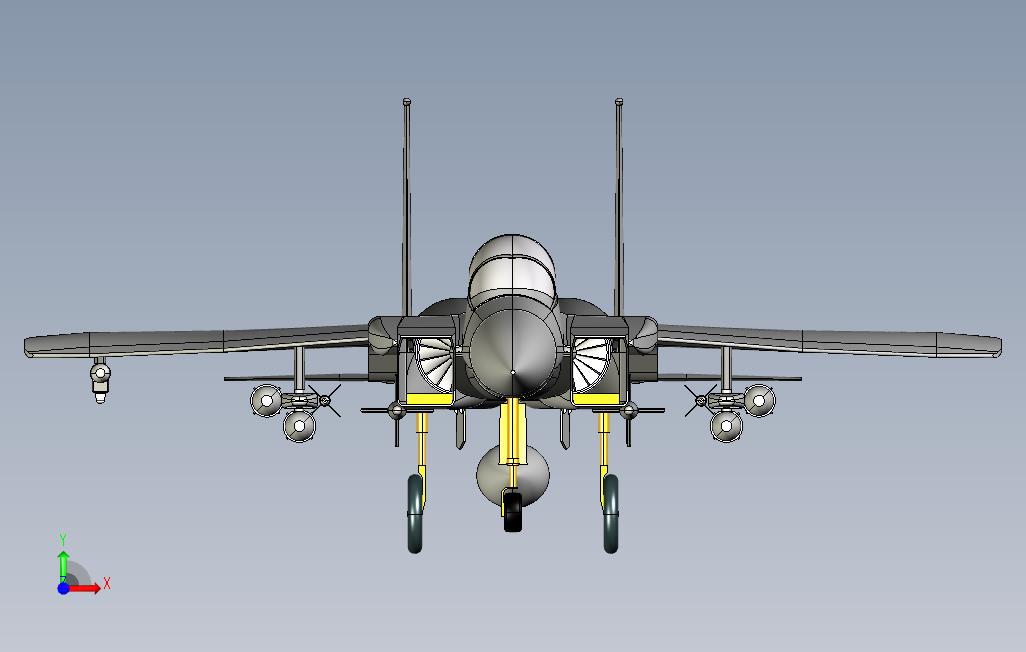 F15战机模型